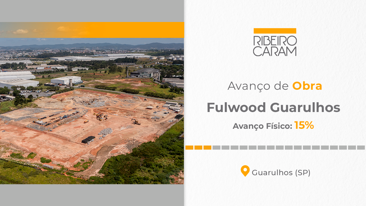 Linkedin-Construtora-Ribeiro-Caram-Avanço-de-Obra-Fulwood-Guarulhos-15-por-cento