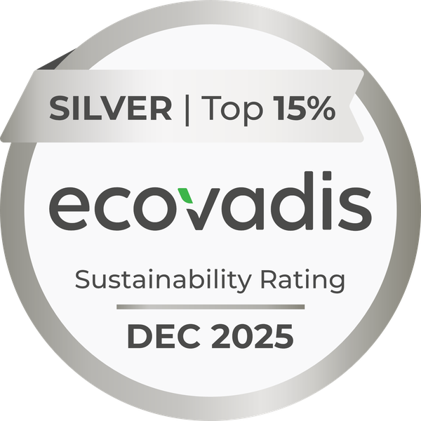 Selo EcoVadis Silver Top 15%